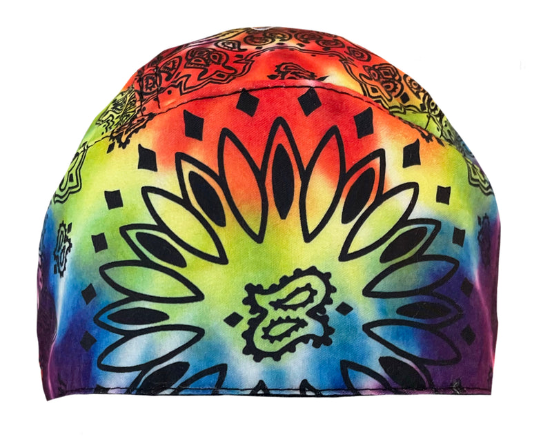 Danbanna Woodstock Tie Dye Skull Cap Durag Bandana Style