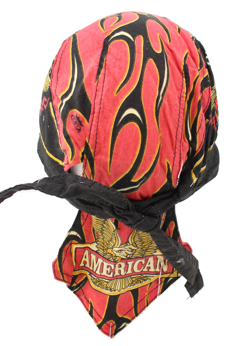 Official American Biker Crew Bandana Du Rag Skull Cap