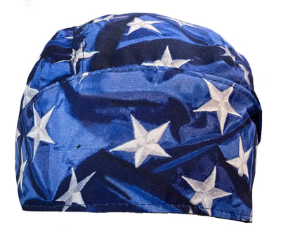 Danbanna American Stars & Stripes USA Flag Skull Durag Cap