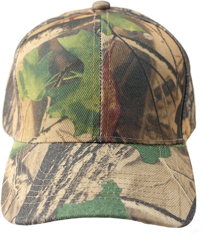 Camouflage Hunting Green Woodland Leaf Trucker Cap Hat