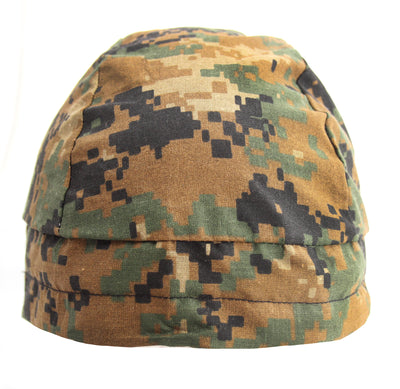 Kool Off Cooling Du-rag Skull Cap Hat , ACU Digital Camo Green Brown