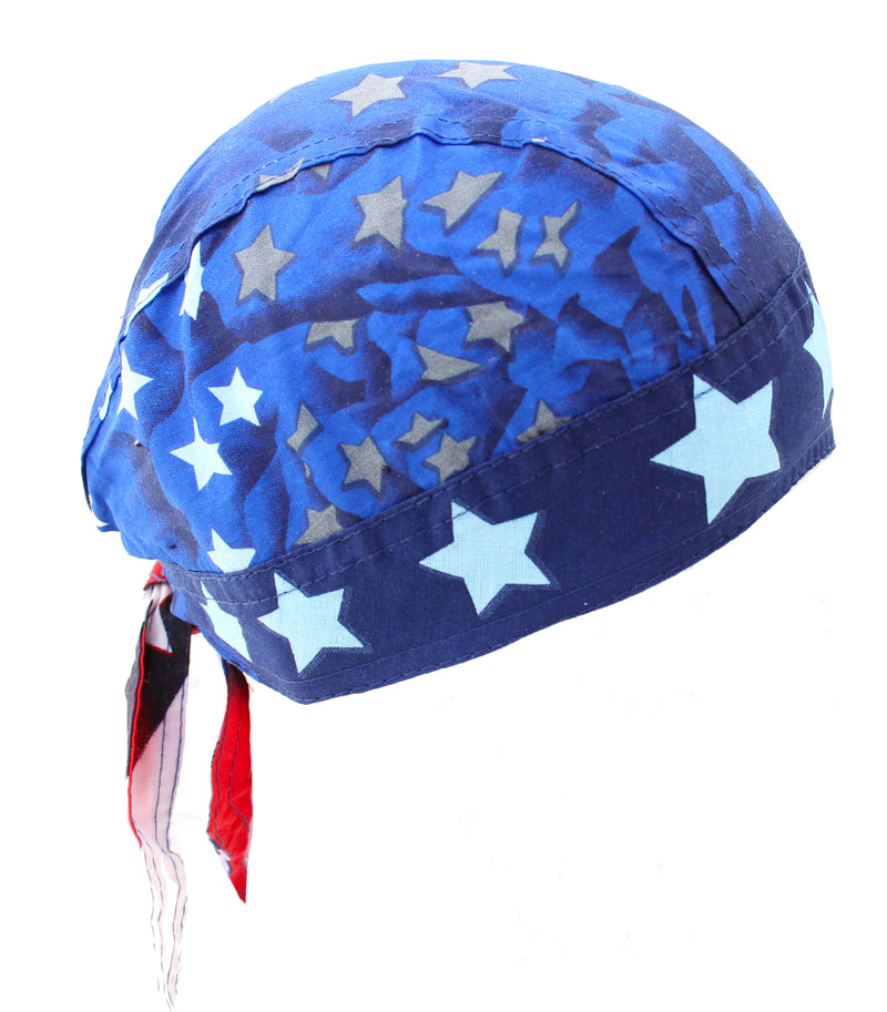 All American Red Stars & Stripes USA Flag Skull Cap