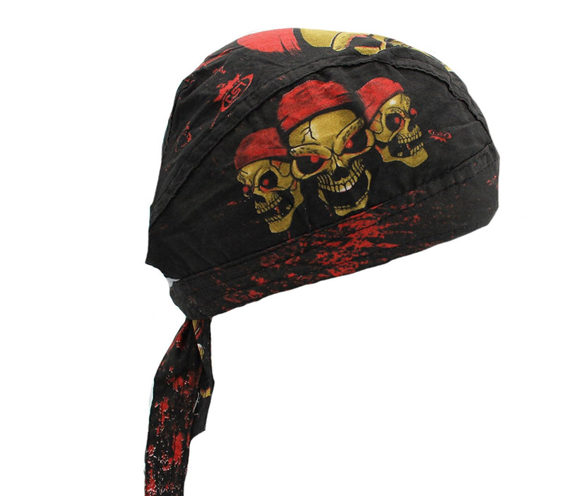 Skull Rider Head Wrap Bandana Du Wrap Skull Cap