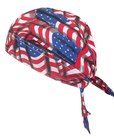 Patriot American Stars & Stripes Flag Skull Cap