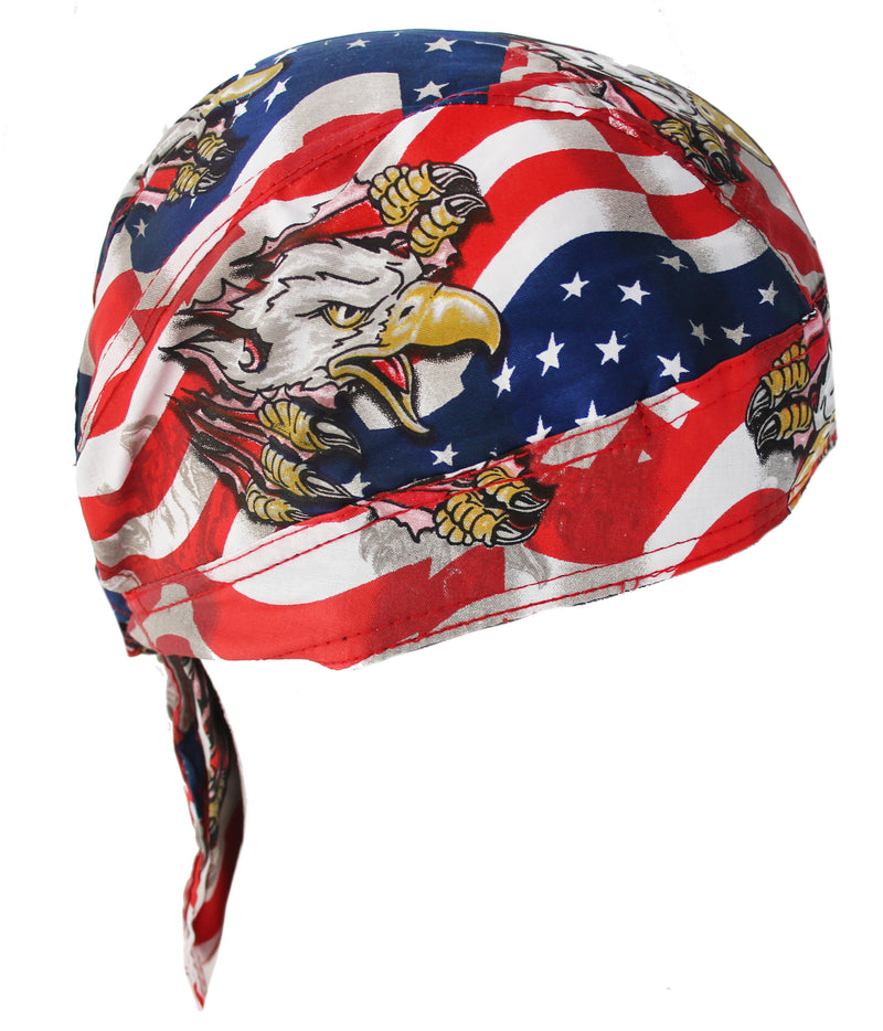 USA American Fierce Eagle Bandana Headwrap Durag Hat Cap