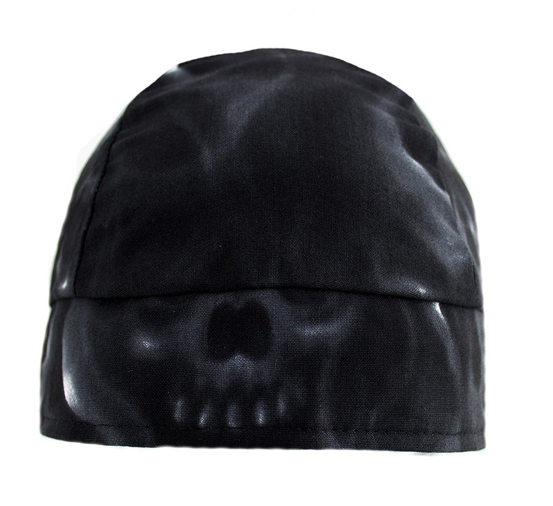 Ghost Face Black Skull Cap Hat Doo Rag Hat Bandana Skull Cap