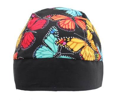 Color Butterfly Summer Skull Cap Headwrap Durag