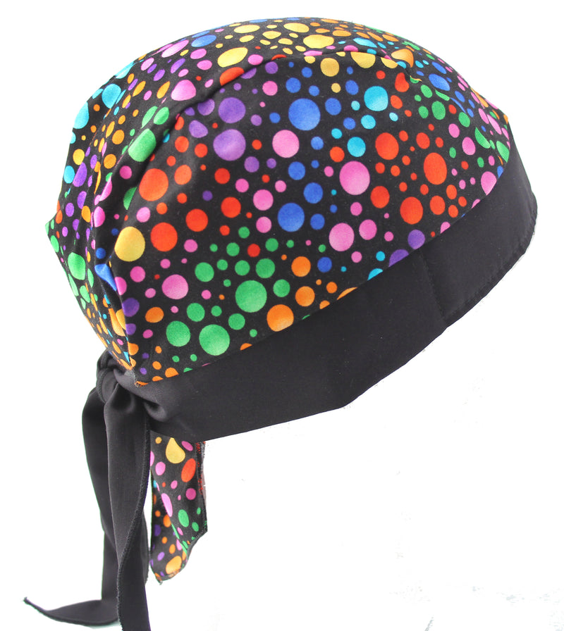 Wild Colorful Dots Skull Cap Hat