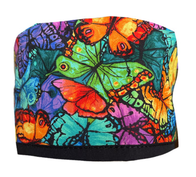 Butterfly Mania Scrub Cap Hat