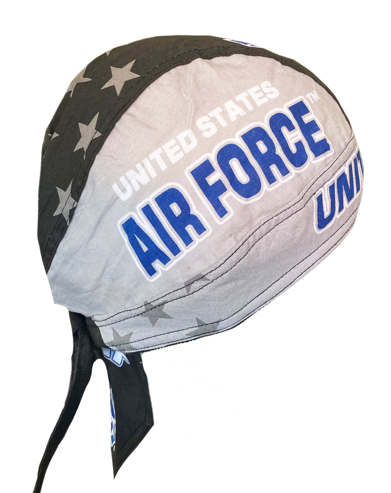 U.S. Air Force Grey & Navy Blue Skull Cap Hat