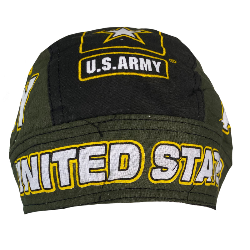 Black U.S. Army Skull Cap Hat Bandana