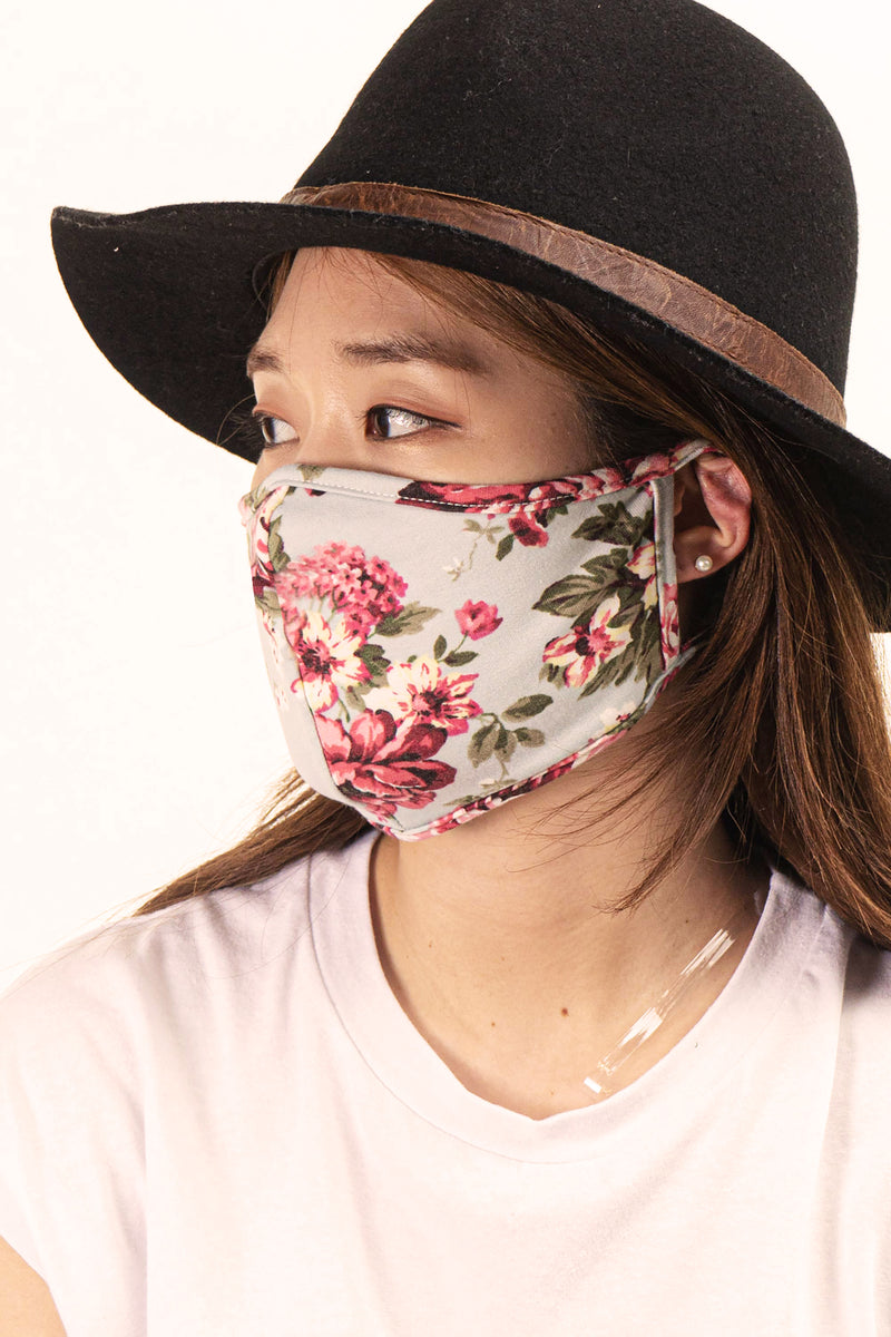 Spring Floral Cotton Face Mask