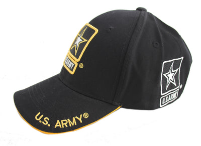Black US Army Tactical Baseball Cap Hat