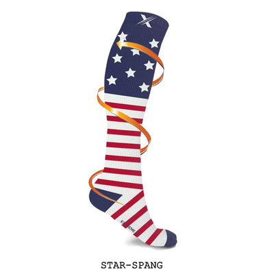 USA Stars & Stripes Graduated Compression Socks (3 Pair)